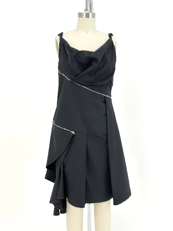 Hussein Chalayan Deconstructed Zipper Dress