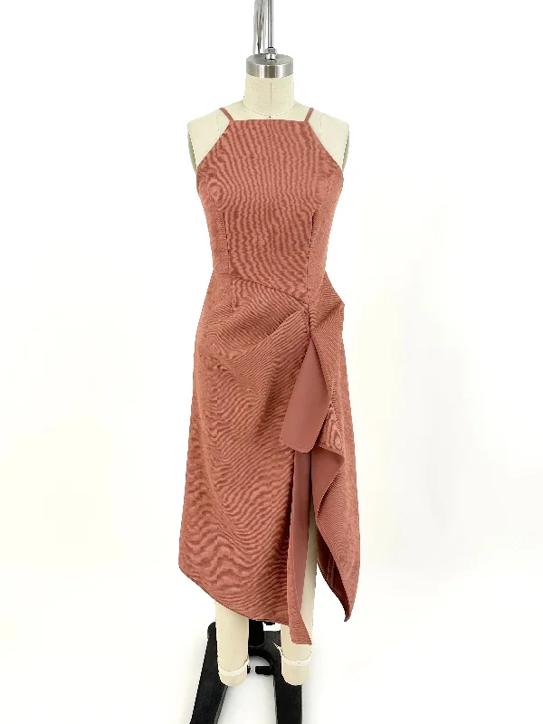 C/ MEO Collective Asymmetrical Gathered Dress