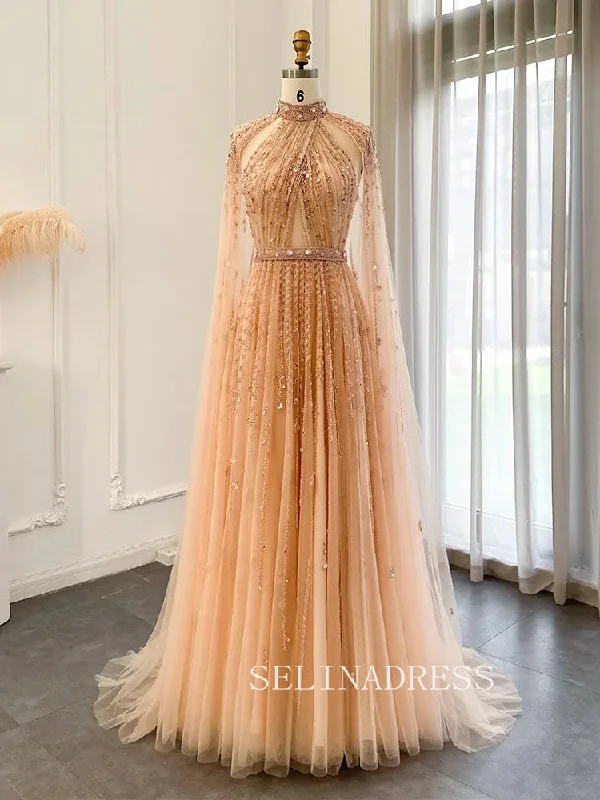 Luxury Dubai Evening Dresses Long Sleeves Beaded Wedding Party Gowns For Women ALI003 Luxury Dubai Evening Dresses Long Sleeves Beaded Wedding Party Gowns For Women ALI003