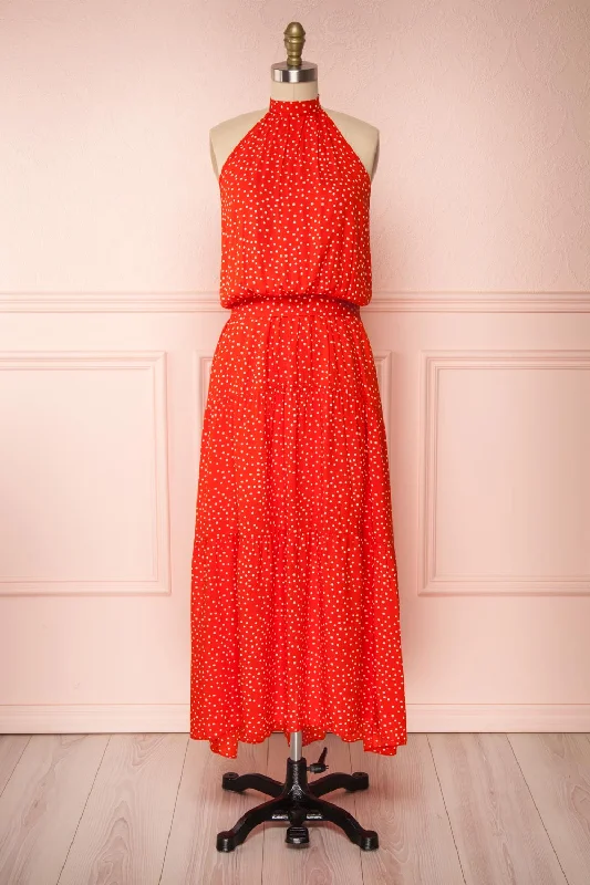 Hagoromo | Red Polka Dot Dress