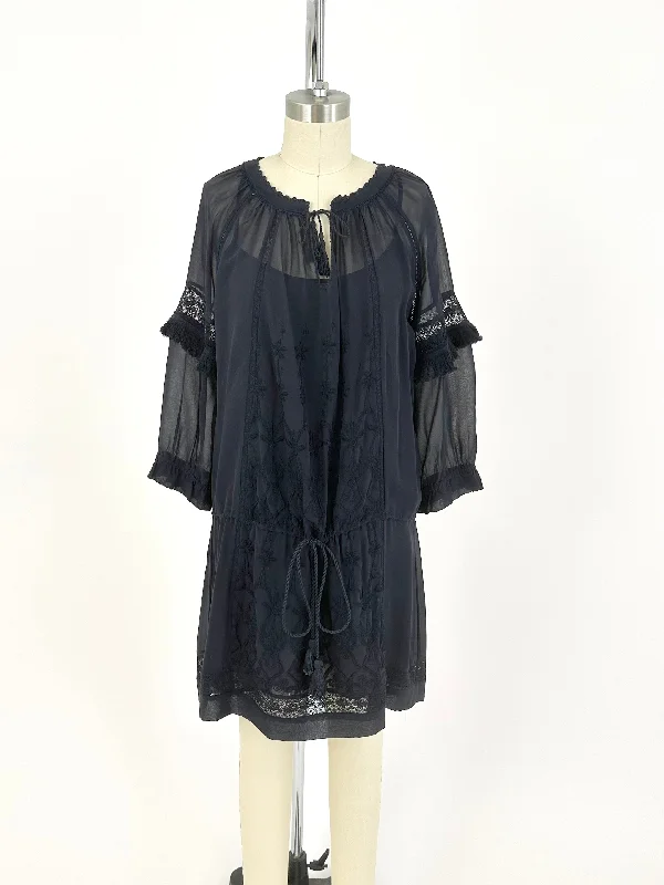 Ulla Johnson Sik Embroidered Dress