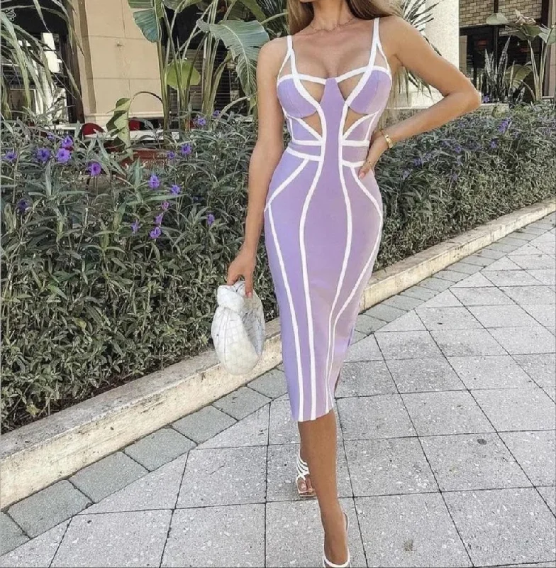 Lavender & white