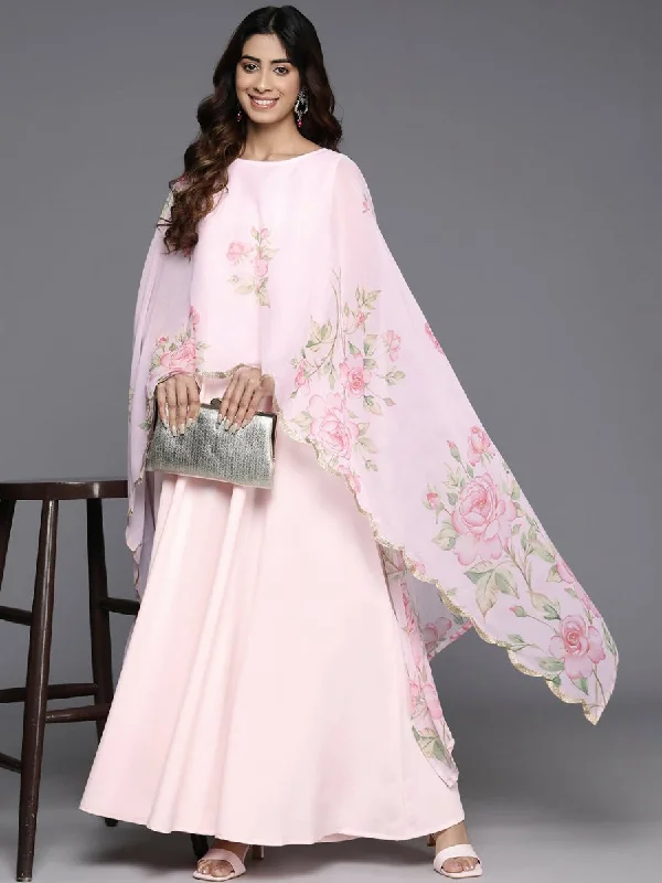 Ahalyaa Women's Traditional wear Dress - Pink