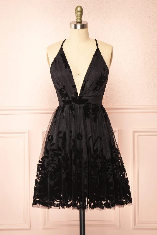 Filly Black | Short A-Line Tulle Dress