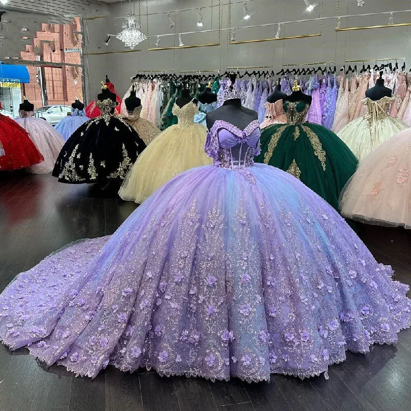 Light Purple Quincenara Dress 2024 Sparkly Beading Sequin Quinceañera XV Sweet 16 Ball Gown Vestidos De 15 Años Light Purple Quincenara Dress 2024 Sparkly Beading Sequin Quinceañera XV Sweet 16 Ball Gown Vestidos De 15 Años