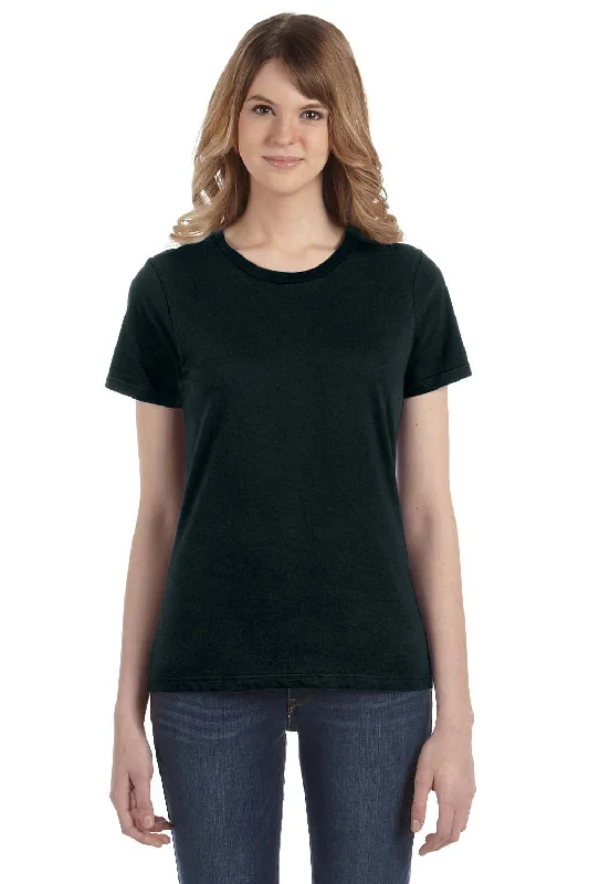 Gildan Womens Short Sleeve Crewneck T-Shirt - Black Layered Multi-layer Single Layer Gildan Womens Short Sleeve Crewneck T-Shirt - Black Layered Multi-layer Single Layer