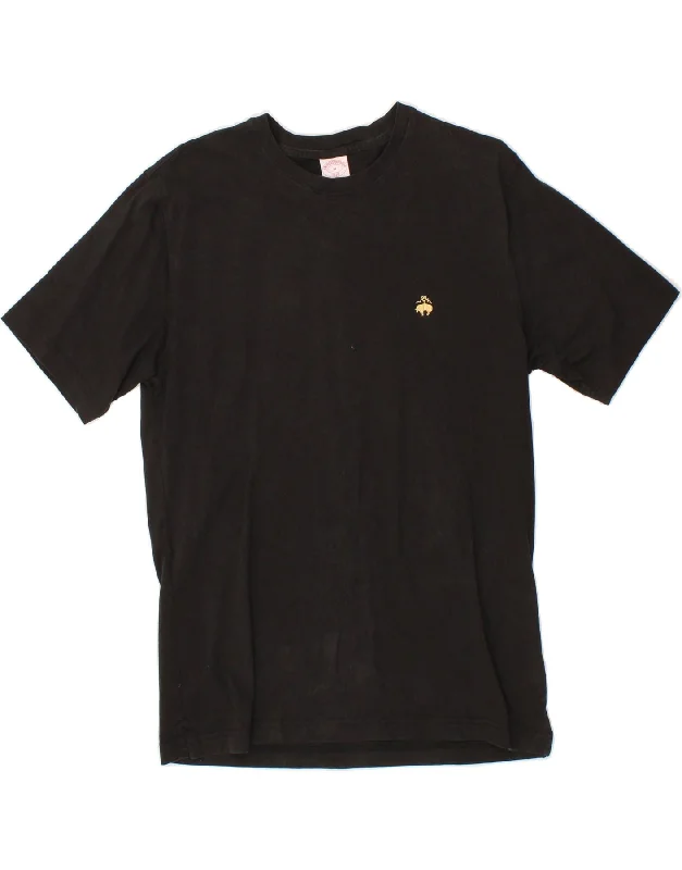 BROOKS BROTHERS Womens T-Shirt Top UK 14 Medium Black Cotton Lace Blend Ribbed Blend Corduroy Blend BROOKS BROTHERS Womens T-Shirt Top UK 14 Medium Black Cotton Lace Blend Ribbed Blend Corduroy Blend