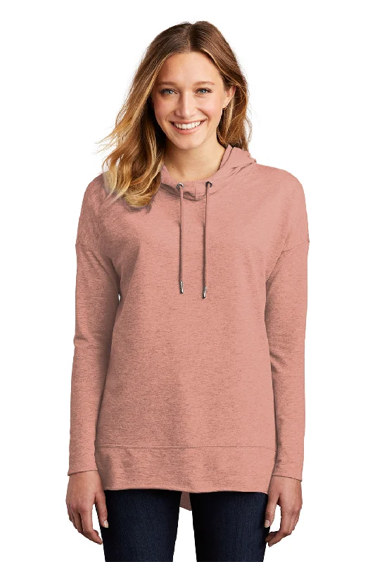 District Womens French Terry Hooded T-Shirt Hoodie - Heather Nostalgia Rose Wool Fabric Cashmere Fabric Tweed Fabric District Womens French Terry Hooded T-Shirt Hoodie - Heather Nostalgia Rose Wool Fabric Cashmere Fabric Tweed Fabric