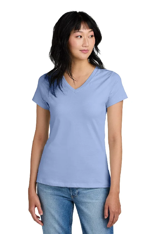 District Womens Perfect Weight Short Sleeve V-Neck T-Shirt - Soft Lilac - NEW Wool Fabric Cashmere Fabric Tweed Fabric District Womens Perfect Weight Short Sleeve V-Neck T-Shirt - Soft Lilac - NEW Wool Fabric Cashmere Fabric Tweed Fabric