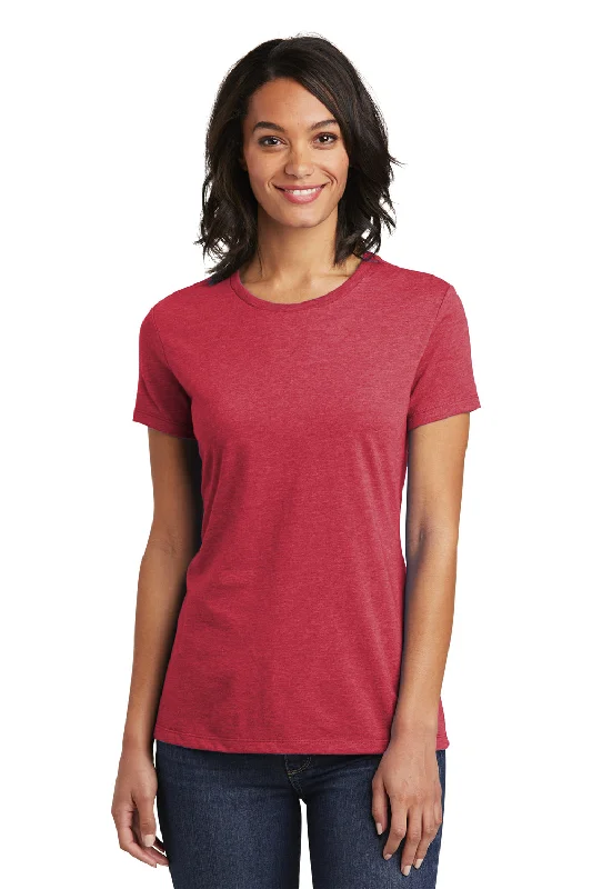 District Womens Very Important Short Sleeve Crewneck T-Shirt - Heather Red Casual Formal Business District Womens Very Important Short Sleeve Crewneck T-Shirt - Heather Red Casual Formal Business