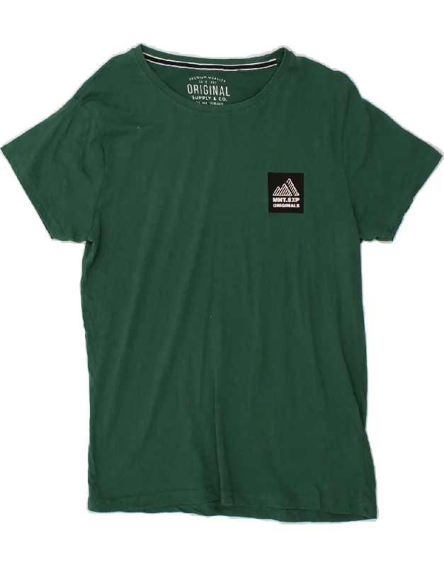 MOUNTAIN EXPERIENCE Womens T-Shirt Top UK 18 XL Green Cotton Mesh Fabric Canvas Fabric Denim Fabric MOUNTAIN EXPERIENCE Womens T-Shirt Top UK 18 XL Green Cotton Mesh Fabric Canvas Fabric Denim Fabric