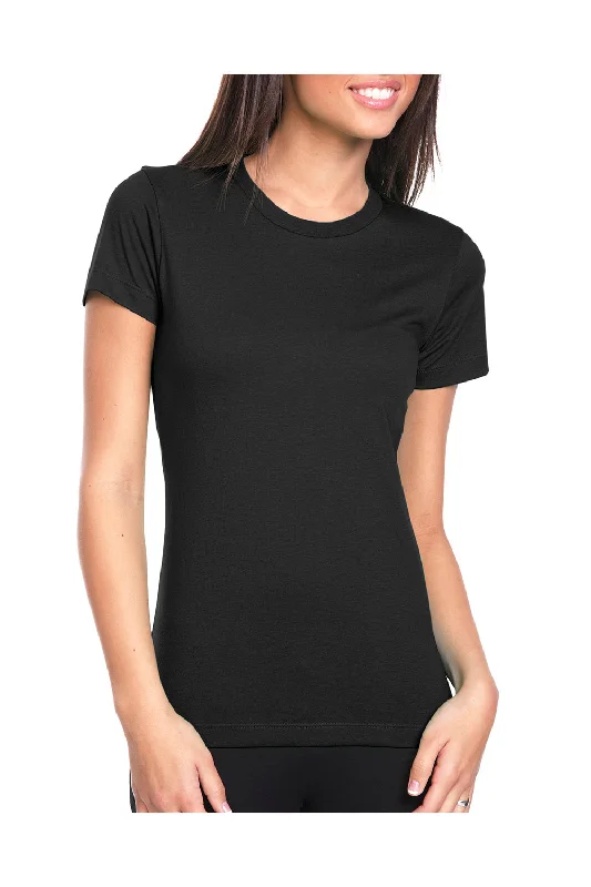 Next Level Womens Boyfriend Fine Jersey Short Sleeve Crewneck T-Shirt - Black Plaid T-Shirt Polka Dot Checkered Next Level Womens Boyfriend Fine Jersey Short Sleeve Crewneck T-Shirt - Black Plaid T-Shirt Polka Dot Checkered