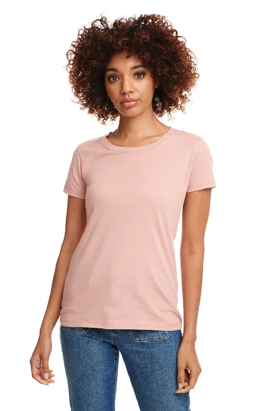 Next Level Womens Ideal Jersey Short Sleeve Crewneck T-Shirt - Desert Pink Satin Blend Silk Blend Wool Blend Next Level Womens Ideal Jersey Short Sleeve Crewneck T-Shirt - Desert Pink Satin Blend Silk Blend Wool Blend