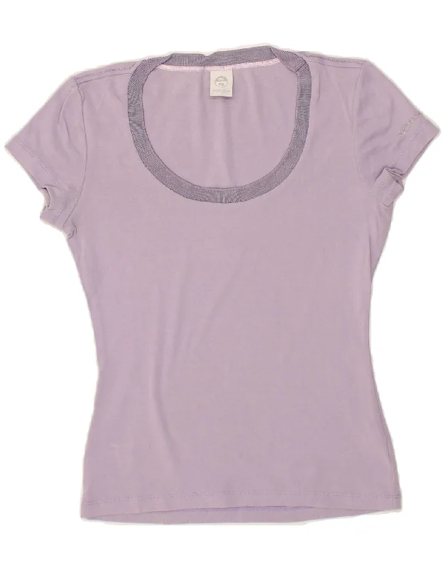 NORTH SAILS Womens T-Shirt Top UK 10 Small Purple Cotton Lace Blend Ribbed Blend Corduroy Blend NORTH SAILS Womens T-Shirt Top UK 10 Small Purple Cotton Lace Blend Ribbed Blend Corduroy Blend