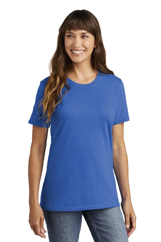 Port & Company Womens Core Short Sleeve Crewneck T-Shirt - Royal Blue Satin Fabric Silk Fabric Chiffon Fabric Port & Company Womens Core Short Sleeve Crewneck T-Shirt - Royal Blue Satin Fabric Silk Fabric Chiffon Fabric