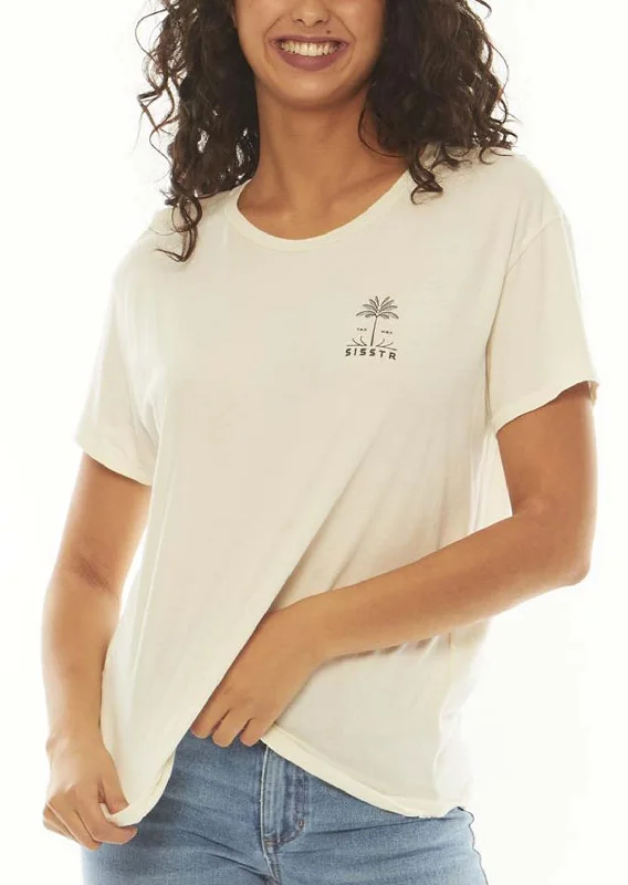 Sisstr Women's Loulu Boyfriend Knit T-Shirt Anti-Pilling Machine Wash Handmade
