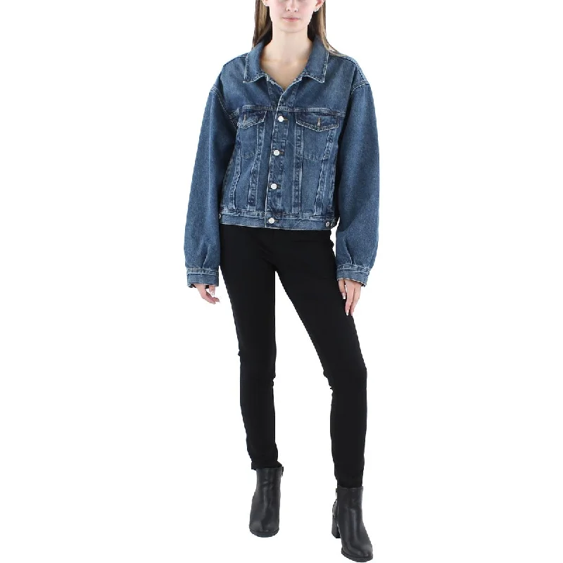 Agolde Womens Charli Organic Cotton Denim Denim Jacket Corduroy Jacket Velvet Jacket Brocade Jacket Agolde Womens Charli Organic Cotton Denim Denim Jacket Corduroy Jacket Velvet Jacket Brocade Jacket