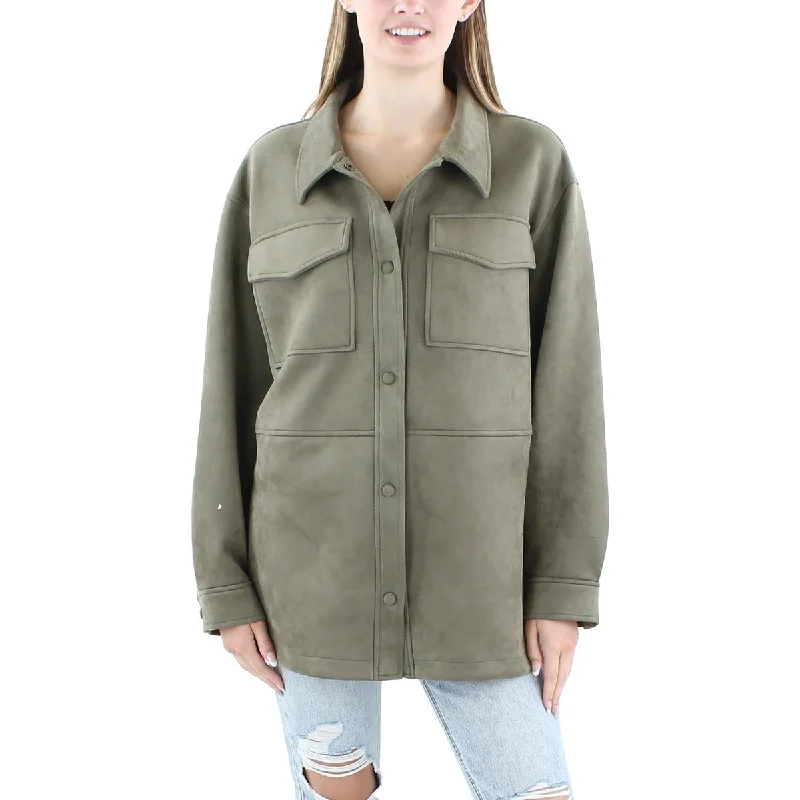 Calvin Klein Womens 129 Faux Suede Soft Shell Jacket Cotton Fabric Linen Fabric Terry Fabric Calvin Klein Womens 129 Faux Suede Soft Shell Jacket Cotton Fabric Linen Fabric Terry Fabric