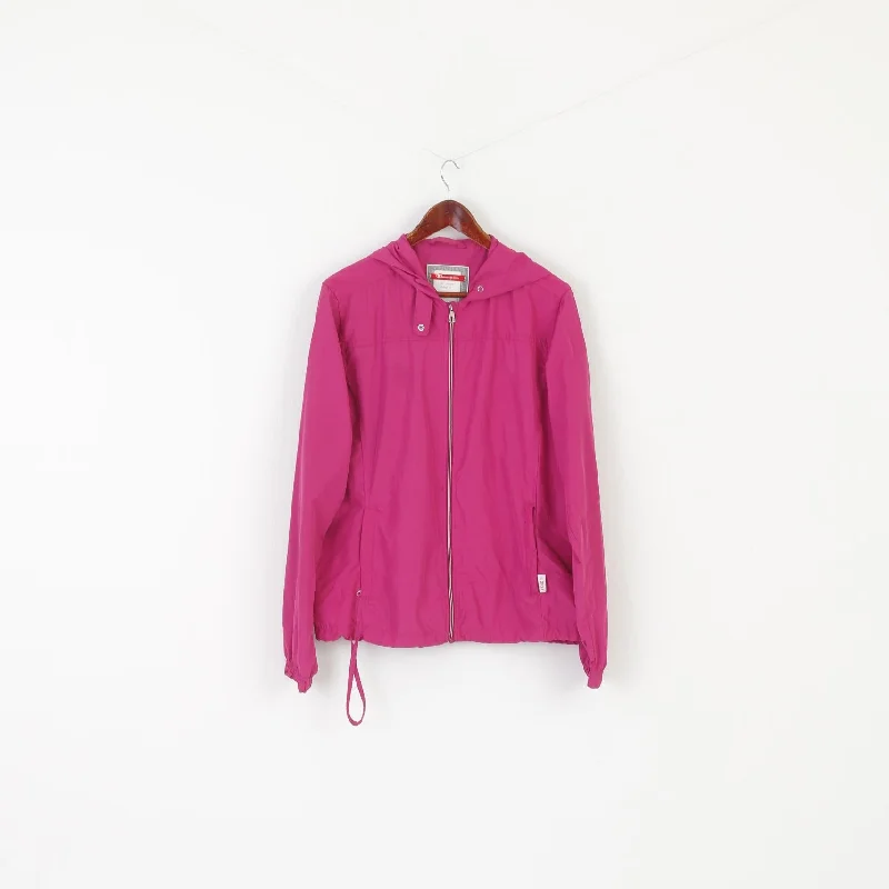 Champion Women L Jacket Pink Vintage Hood Windbreaker Zip Up Lightweight Top Faux Fur Fabric Real Fur Fabric Shearling Fabric Champion Women L Jacket Pink Vintage Hood Windbreaker Zip Up Lightweight Top Faux Fur Fabric Real Fur Fabric Shearling Fabric