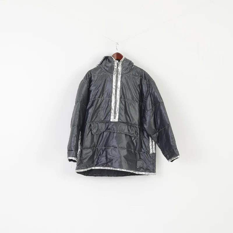 Colours Of The World Women M Jacket Silver Shiny Pullover Kangaro Pocket Jungle Mode Top Knit Jacket Woven Jacket Fleece Jacket Colours Of The World Women M Jacket Silver Shiny Pullover Kangaro Pocket Jungle Mode Top Knit Jacket Woven Jacket Fleece Jacket