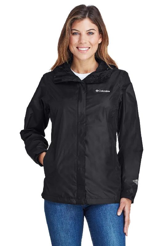 Columbia Womens Arcadia II Waterproof Full Zip Hooded Jacket - Black Notch Collar Jacket Peter Pan Collar Jacket Cowl Neck Jacket Columbia Womens Arcadia II Waterproof Full Zip Hooded Jacket - Black Notch Collar Jacket Peter Pan Collar Jacket Cowl Neck Jacket