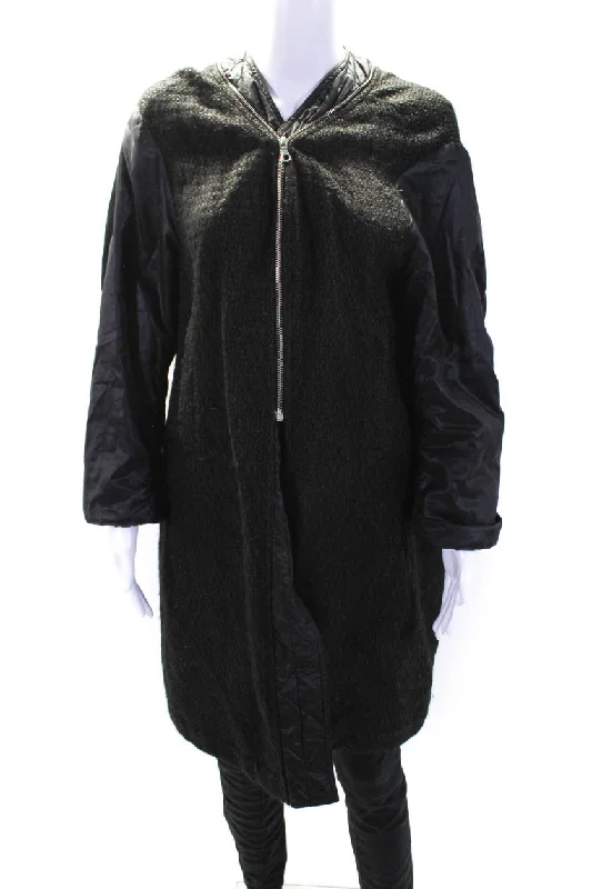 Dries Van Noten Womens Textured Zipped Front Slit Jacket Black Mesh Jacket Canvas Jacket Denim Jacket Dries Van Noten Womens Textured Zipped Front Slit Jacket Black Mesh Jacket Canvas Jacket Denim Jacket
