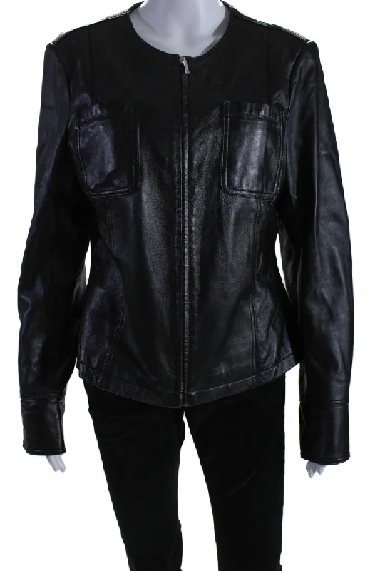 John Paul Richard Uniform Leather Womens Leather Zip Up Jacket Black Denim Jacket Leather Jacket Suede Jacket John Paul Richard Uniform Leather Womens Leather Zip Up Jacket Black Denim Jacket Leather Jacket Suede Jacket