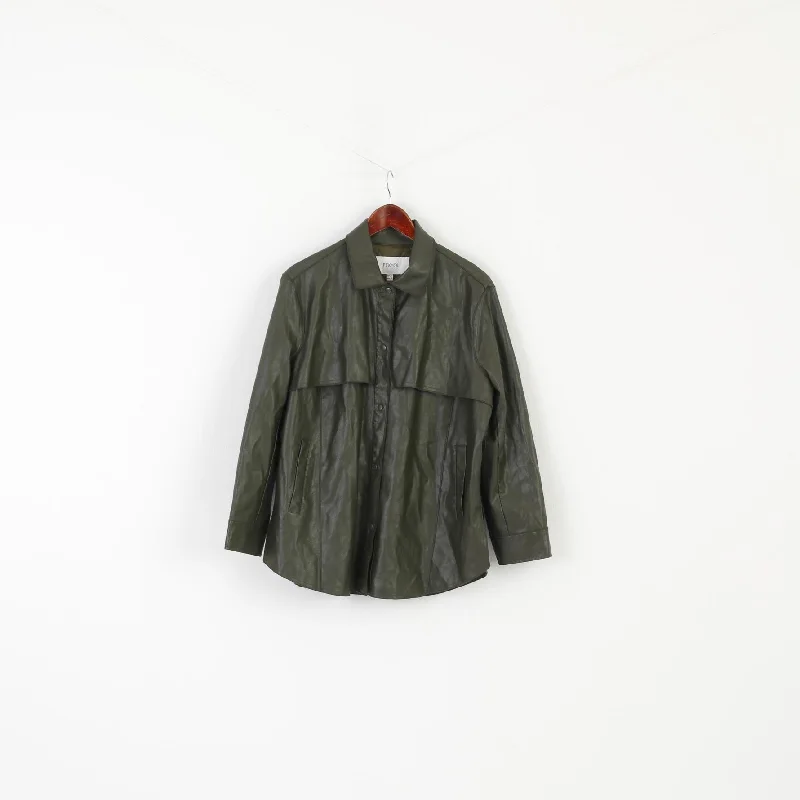 New Ipekyol Women 38 M Jacket Green Casual Boho Snap Oversize Lightweight Top Faux Fur Jacket Real Fur Jacket Shearling Jacket New Ipekyol Women 38 M Jacket Green Casual Boho Snap Oversize Lightweight Top Faux Fur Jacket Real Fur Jacket Shearling Jacket