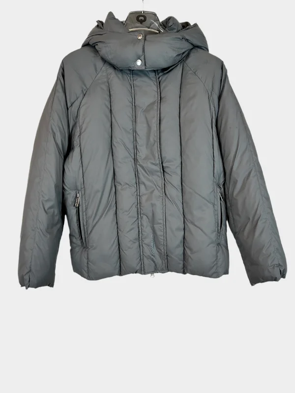 Puffer Jacket Hooded Jacket Caped Jacket Shawl Collar Jacket
