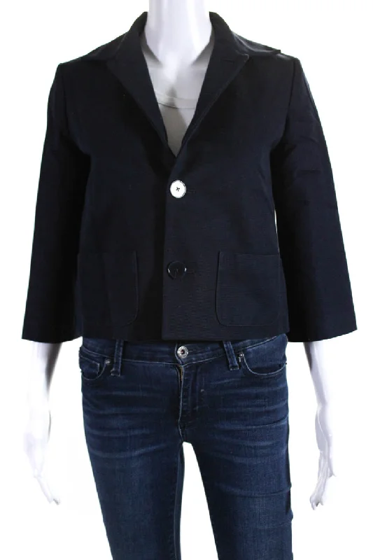 Ralph Lauren Black Label Womens Cotton Collared Button Down Jacket Navy Striped Jacket Polka Dot Jacket Floral Jacket Ralph Lauren Black Label Womens Cotton Collared Button Down Jacket Navy Striped Jacket Polka Dot Jacket Floral Jacket