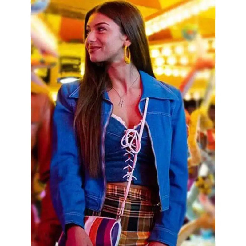 Sex Education Mimi Keene Jacket Welt Pockets Slit Pockets Flap Pockets