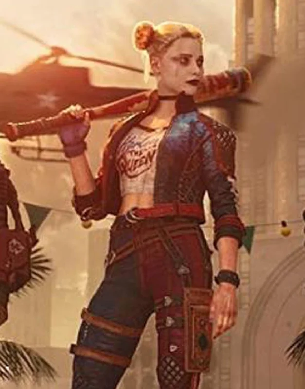 Suicide Squad Kill The Justice League Harley Quinn Jacket Anorak Shell Jacket Lightweight Jacket Suicide Squad Kill The Justice League Harley Quinn Jacket Anorak Shell Jacket Lightweight Jacket