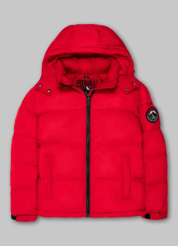 Women's winter hooded jacket Cleo Knit Fabric Woven Fabric Fleece Fabric