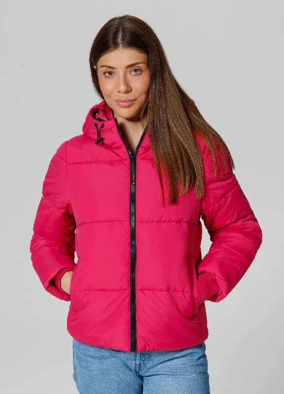 Women's winter hooded jacket Vista Front Pockets Side Pockets Patch Pockets
