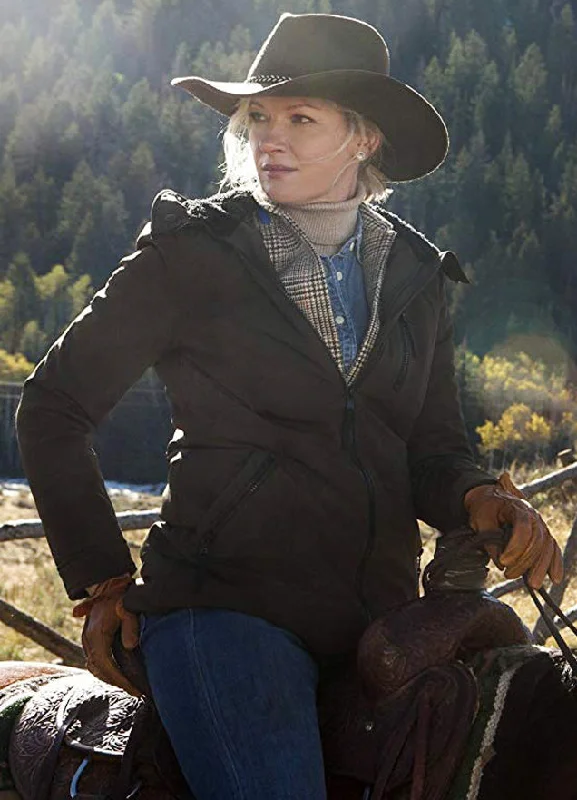 Yellowstone Evelyn Dutton Jacket Anorak Shell Jacket Lightweight Jacket
