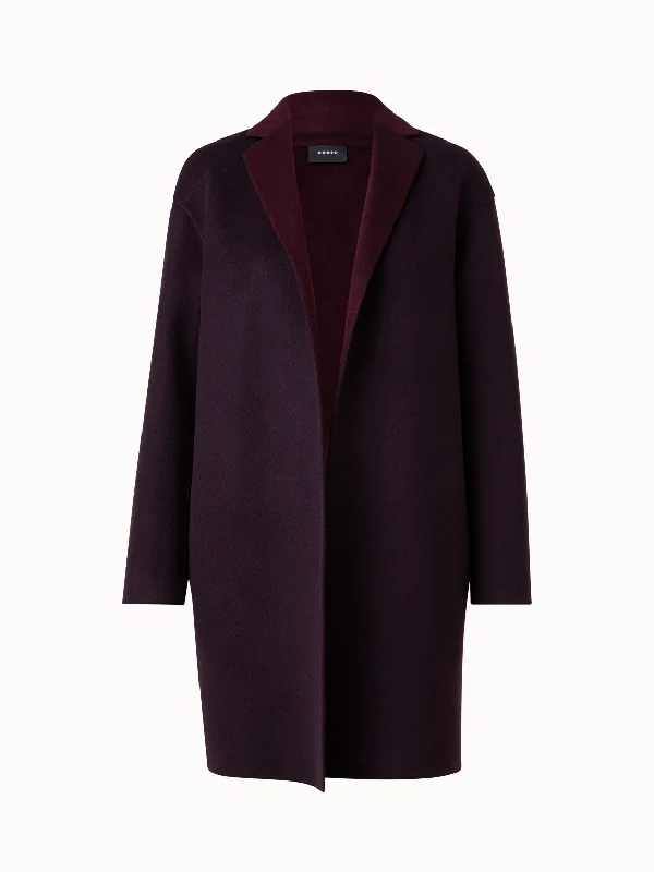 Cashmere Double-Face Coat Adjustable Waist Parka