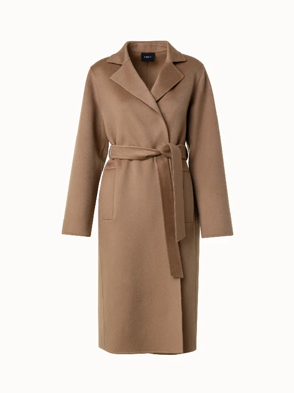 Cashmere Double-Face Coat Cropped Tweed Jacket
