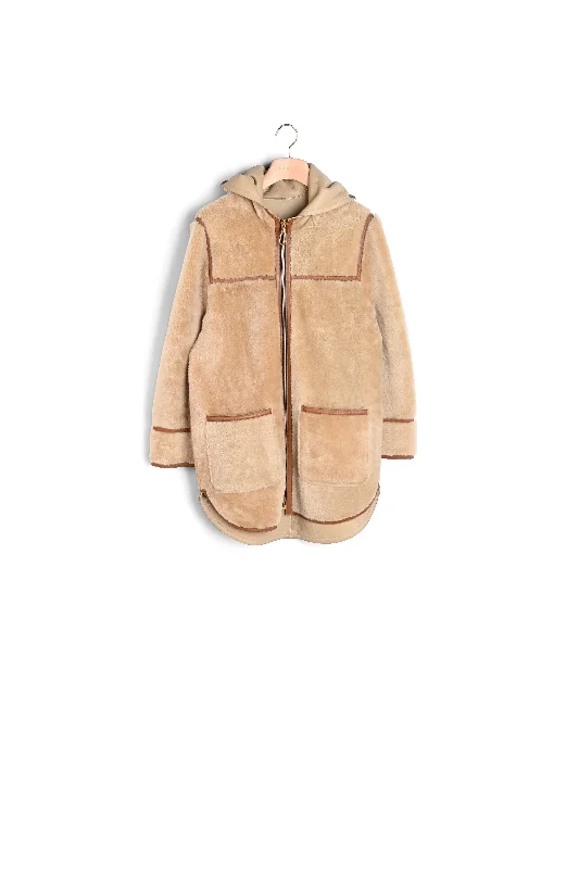OUTERWEAR Beige Waterproof Rain Jacket