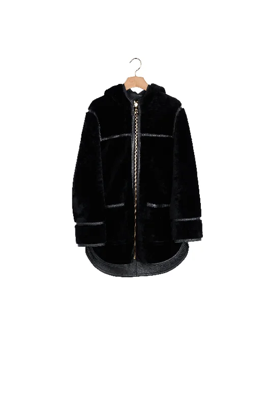 OUTERWEAR Noir Fitted Tailored Blazer