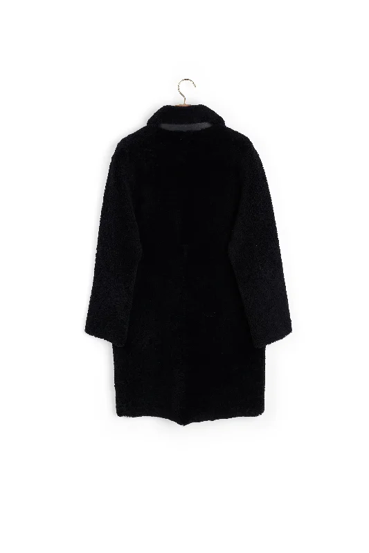 OUTERWEAR Noir Casual Denim Jacket