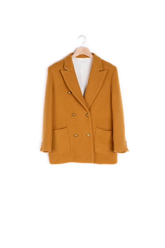 OUTERWEAR Bronze Collared Pea Coat