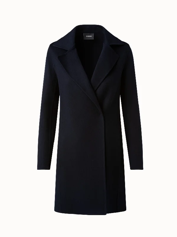 Double-Face Cashmere Coat Trendy Puffer Vest