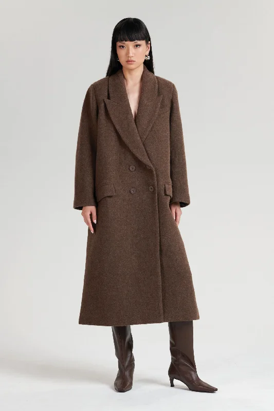 FAYE COAT Cropped Tweed Jacket