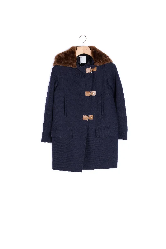 Manteau en laine style duffle coat Elegant Wool Jacket