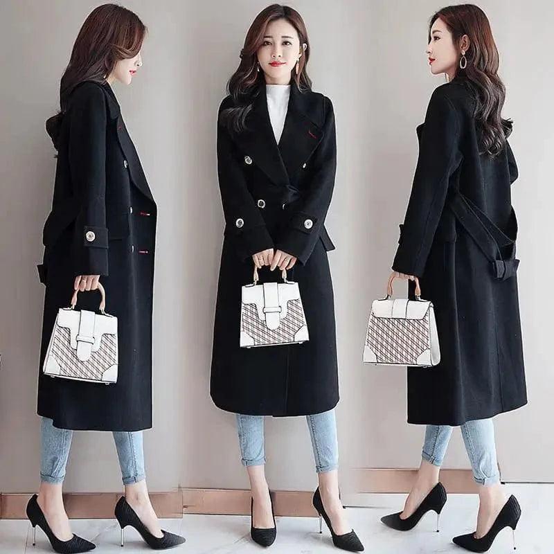 Woolen coat Lightweight Windbreaker