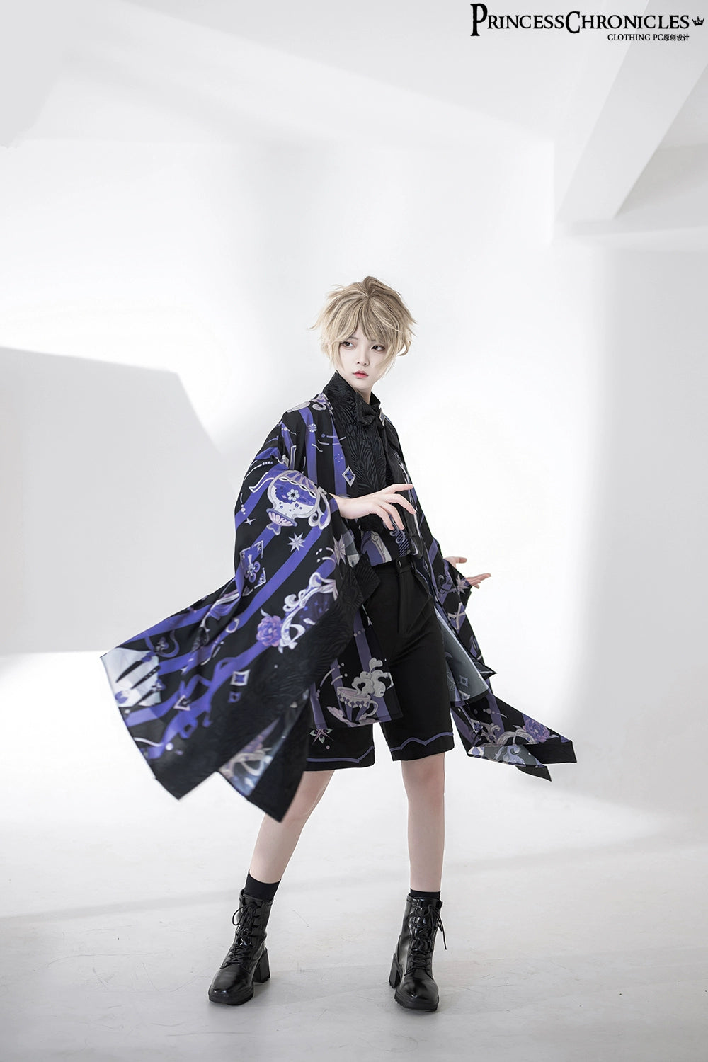 Princess Chronicles~ Summer Sunscreen Loose Vintage Printed Haori Outerwear Flowy Lightweight Kimono