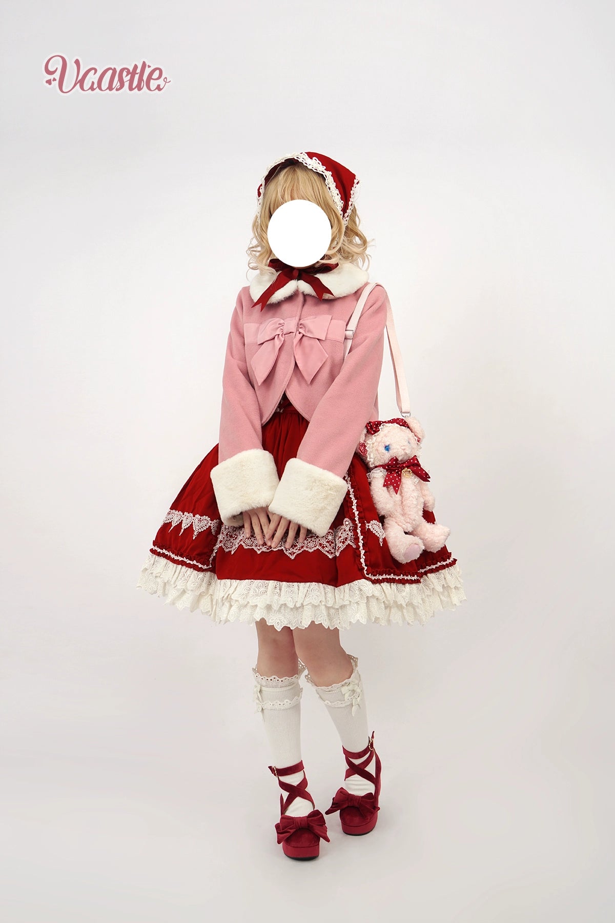 (BFM)Vcastle~Winter Lolita Coat Short Wool Coat Collared Pea Coat