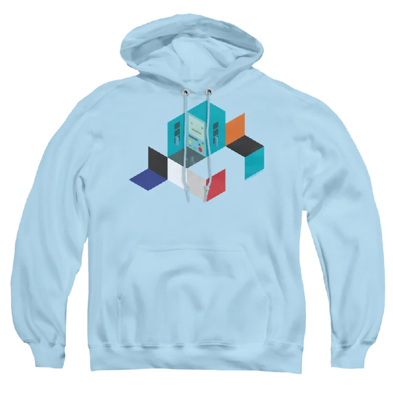 Adventure Time Bmo Blocks - Pullover Hoodie Saggy Sleeve Comfort