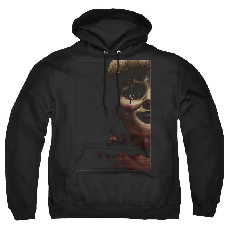 Annabelle Doll Tear - Pullover Hoodie Oblong Neck Pullover