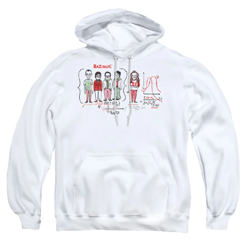 Big Bang Theory, The Bazinga Equation - Pullover Hoodie Bishop Sleeve Elegant
